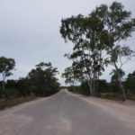 Route d'accès à Poingam